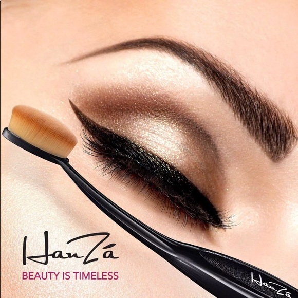 Han Zá 10 PC oval makeup brush set - Picture 4 of 7